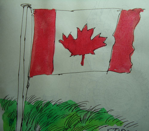 Canadian Flag, Juno Beach